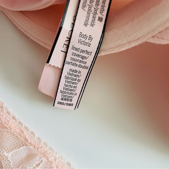 38D XL Victoria’s Secret pink bra set - Picture 5 of 6